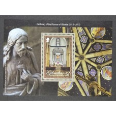 GIBRALTAR RELIGION HOJA BLOQUE NUEVA MINT